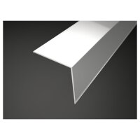 LED Eckprofil EP5X Abdeckung Opal/Weiß 1m