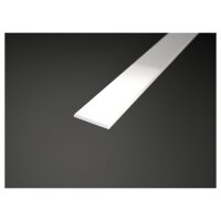 LED Bodenprofil BP1X Abdeckung Opal/Weiß 1m