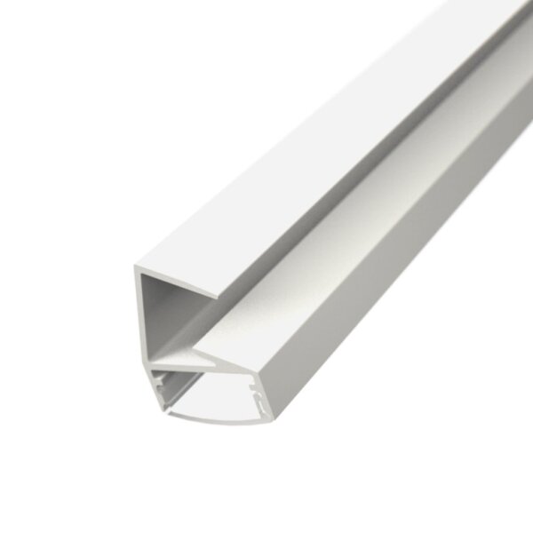 LED Glaskantenprofil GP1X 2m Weiß