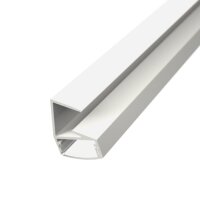 LED Glaskantenprofil GP1X 2m Weiß