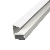 LED Glaskantenprofil GP1X 2m Weiß