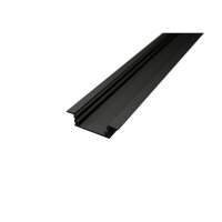 LED Einbauprofil EP1X 1m Schwarz