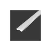 LED Profil Abdeckung flach flexibel opal/weiß 50m (UX-FLEX-B, universal)