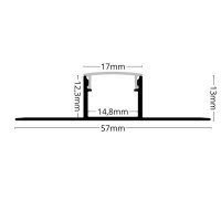LED Trockenbauprofil TP12X 1m