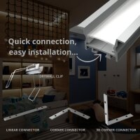 LED Einbauprofil EP16X 2m