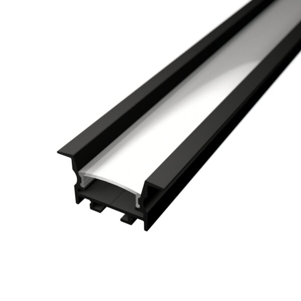 LED Einbauprofil EP16X 1m Schwarz