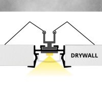 LED Einbauprofil EP16X 1m Schwarz