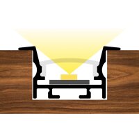 LED Einbauprofil EP16X 1m Weiß