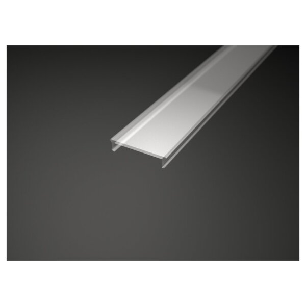 LED Trockenbauprofil TP18X Abdeckung Transparent 2m