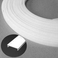 LED Trockenbauprofil TP18X Abdeckung Opal/Weiß 20m