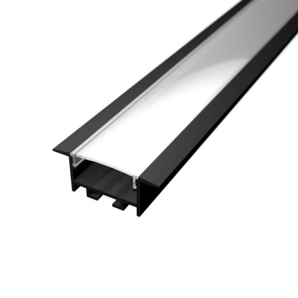 LED Einbauprofil EP20X 2m Schwarz