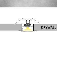 LED Einbauprofil EP20X 2m Schwarz