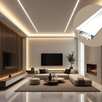 LED Einbauprofil EP20X 2m Weiß