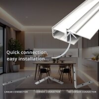 LED Profil für abgehängte Decken PD3 2m Weiß