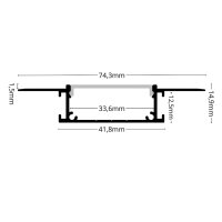 LED Trockenbauprofil TP8X 2m