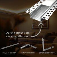 LED Trockenbauprofil TP8X 2m