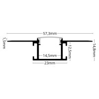 LED Trockenbauprofil TP9X 1m