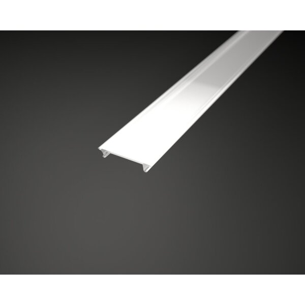 LED Profil UP10X Abdeckung Opal/Weiß 2m
