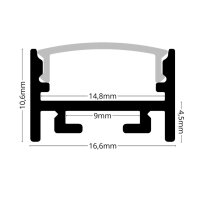 LED Profil UP11X 2m