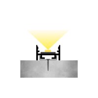 LED Profil UP11X 2m Schwarz