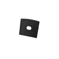 LED Profil Endkappe UP12X mit Loch Schwarz