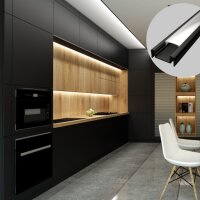 LED Profil UP13X 2m Schwarz