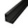 LED Eckprofil EP1X 3m Schwarz