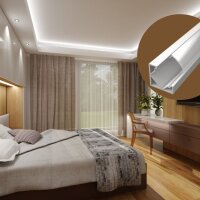 LED Eckprofil EP1X 2m Weiß