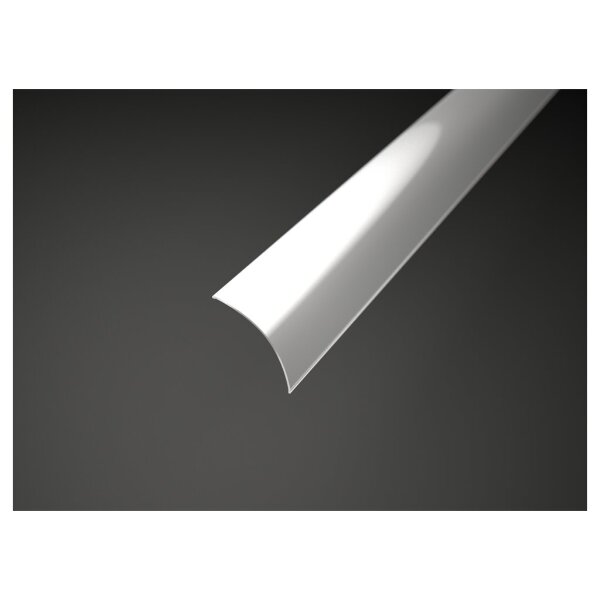 LED Eckprofil EP2X Abdeckung Opal/Weiß 3m