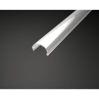 LED Profil UP8X Abdeckung Opal/Weiß 1m