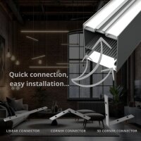 LED Profil für Hängeleuchten HP1X 2m