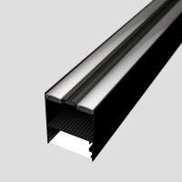 LED Profil für Hängeleuchten HP1X 2m Schwarz