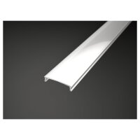 LED Profil Abdeckung opal/weiß 3m (UX-C, universal)