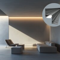 LED Profil für abgehängte Decken PD5 1m