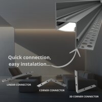 LED Profil für abgehängte Decken PD5 1m