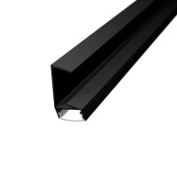LED Regalbodenprofil RP1X 2m Schwarz