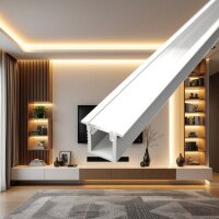 LED Einbauprofil Slim ESP1X 2m Weiß