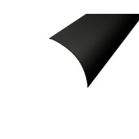 LED Eckprofil EP4X Abdeckung Schwarz 1m