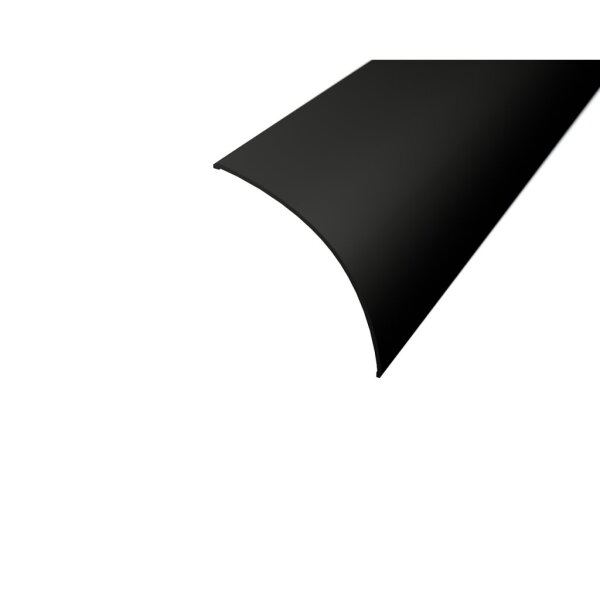 LED Eckprofil EP4X Abdeckung Schwarz 2m