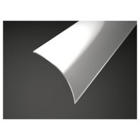 LED Eckprofil EP4X Abdeckung Opal/Weiß 2m